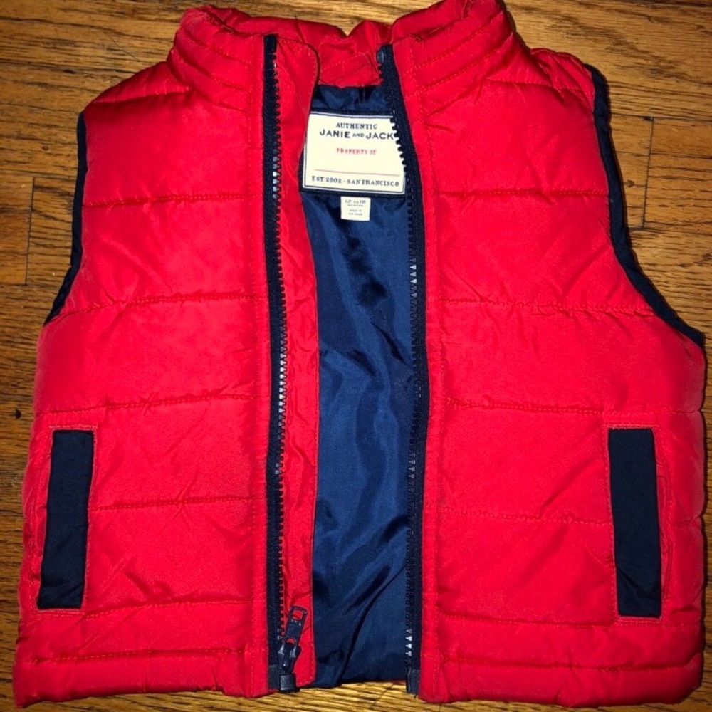 Used, Lake new, Janie and Jack vest